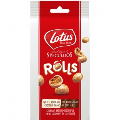 Lotus Speculoos rolls koffie
