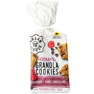 De Graanschuur Krokant framboos pure choco