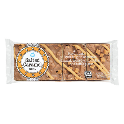 Huismerk Salted caramel tiffin