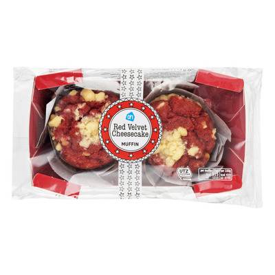 Huismerk Red velvet cheesecake muffin