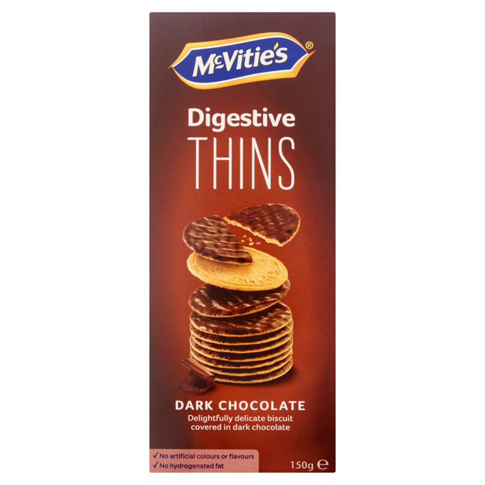 McVities Digestive thins dark