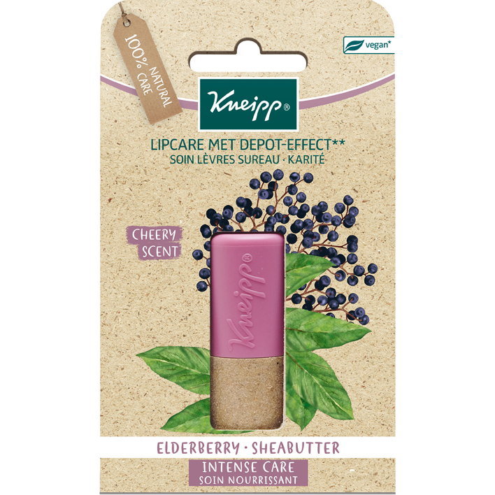 Kneipp Lipcare elderberry sheabutter blister