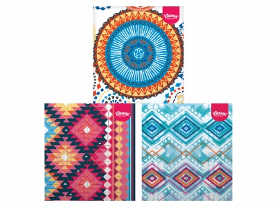 Kleenex Collection tissue trio box