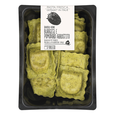 Huismerk Pasta fresca ravioli burata pomodoro