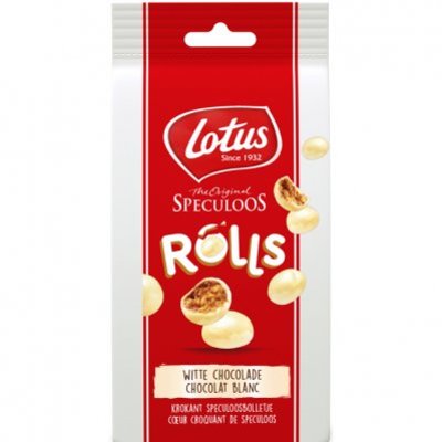Lotus Speculoos rolls witte chocolade