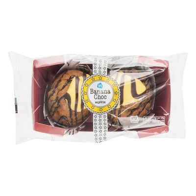 Huismerk Banana chocolate muffin