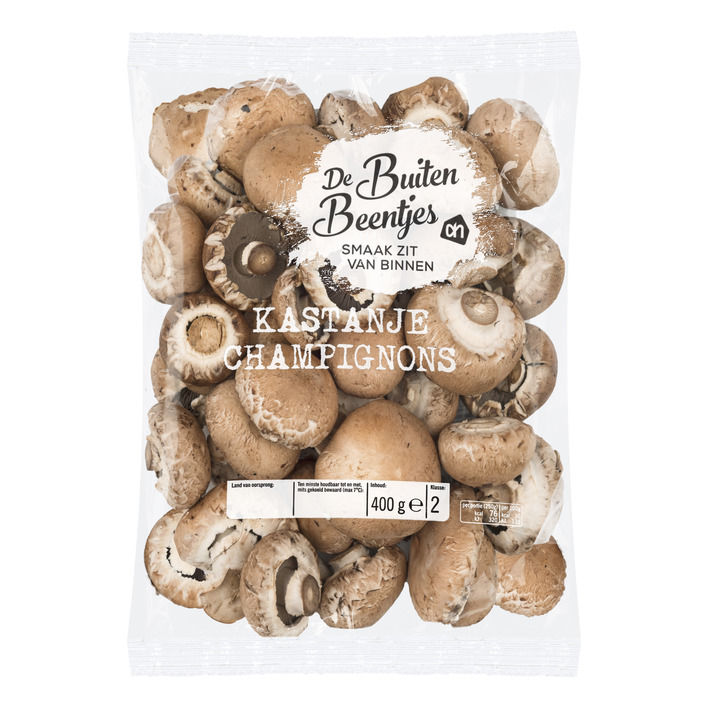Huismerk Buitenbeentjes kastanjechampignons