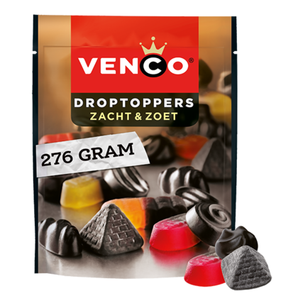 Venco Droptoppers zacht zoet