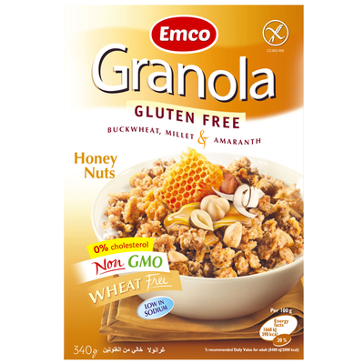 Emco Granola honing noten