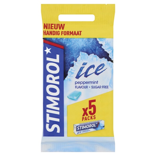 Stimorol kauwgom ice peppermint 5 pack
