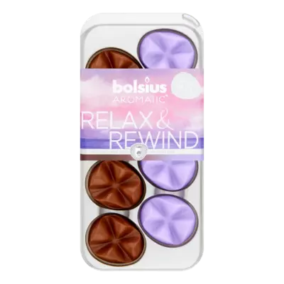 Bolsius Aromatic Wax Melts Relax & Rewind Mix Pack