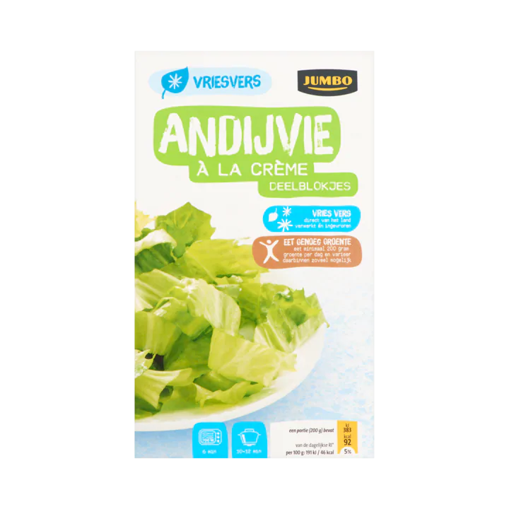 Huismerk Andijvie à la Crème Deelblokjes Vriesvers