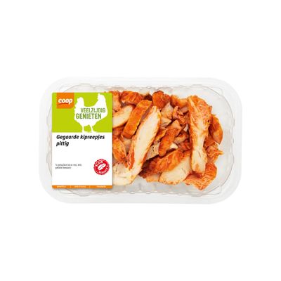 Gegaarde Kipreepjes Pittig