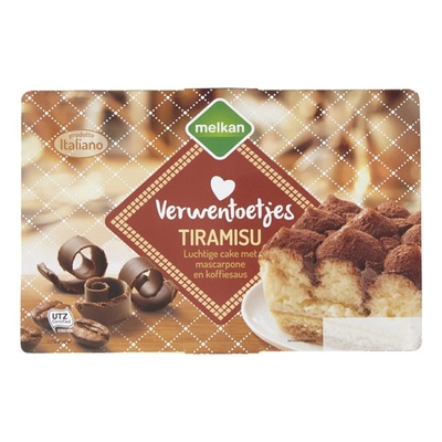 Huismerk verwentoetje tiramisu