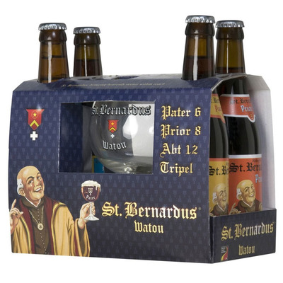 St Bernardus geschenkverpakking + glas