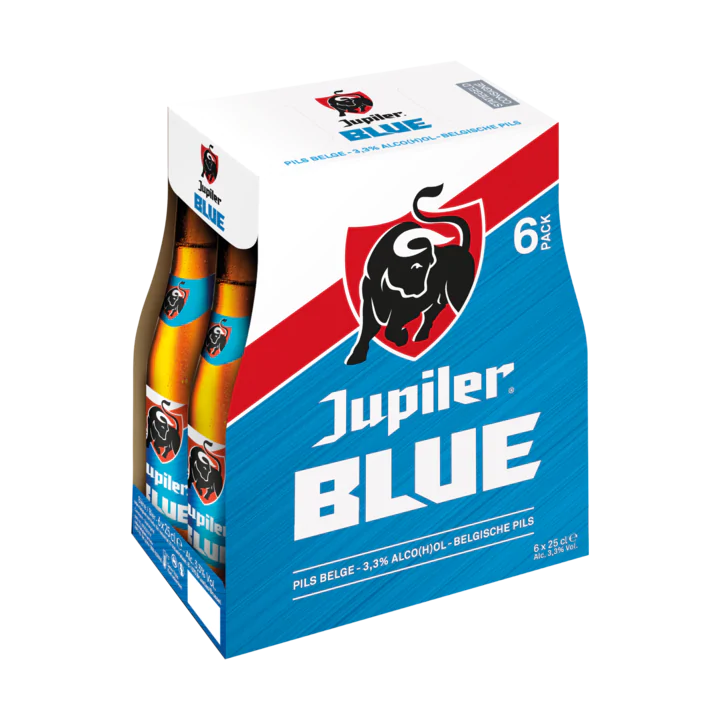 Jupiler Blue Pils Bier Flessen