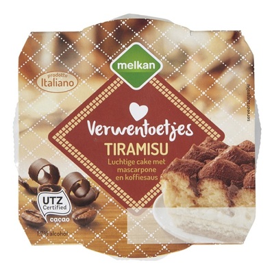 Huismerk verwentoetje tiramisu