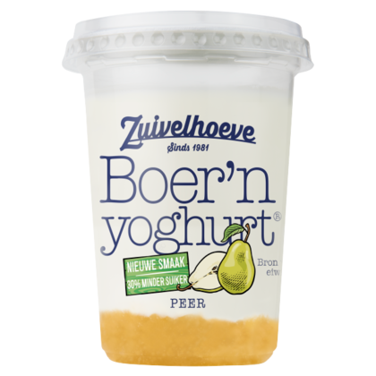 Zuivelhoeve Boer'n yoghurt peer