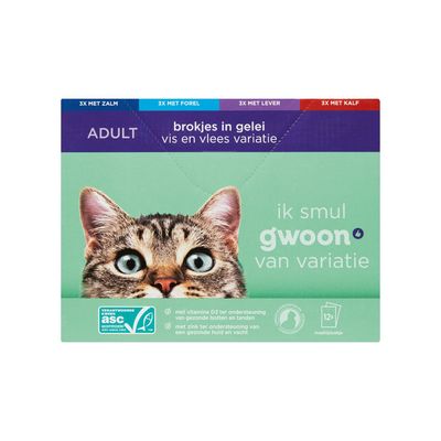 G'woon Kattenvoer Vis/vlees