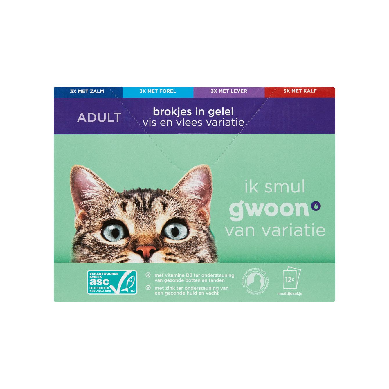 G'woon Kattenvoer Vis/vlees