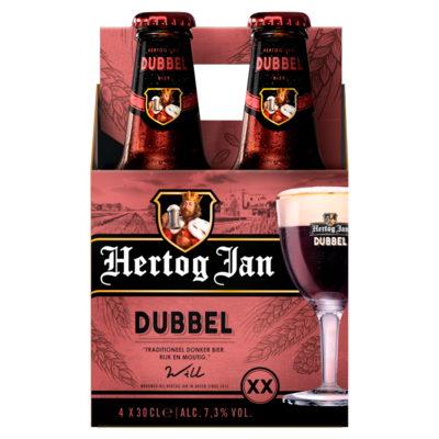 Hertog Jan Dubbel Flessen 4 x 30 cl