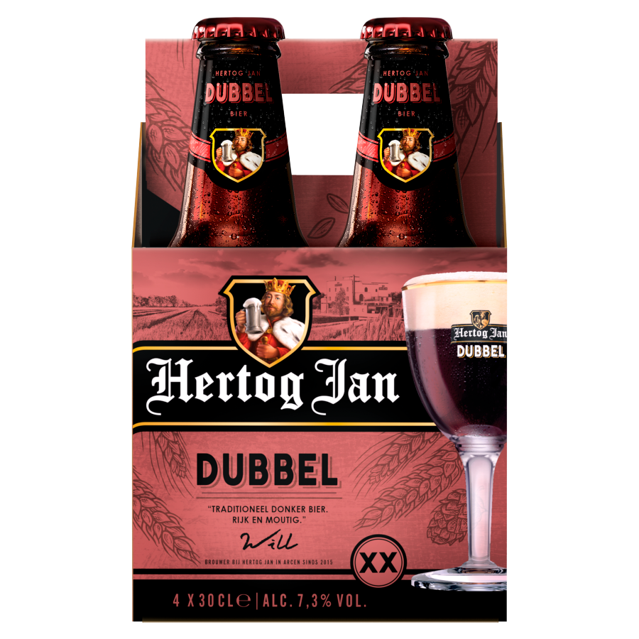 Hertog Jan Dubbel Flessen 4 x 30 cl