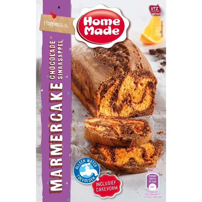 Homemade Chocolade sinaasappelcake met bakvorm