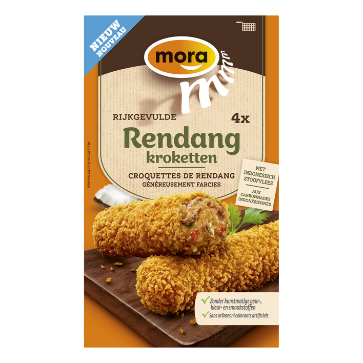 Mora Rendangkroket rijkgevuld