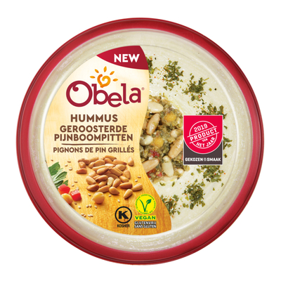 Obela Hummus geroosterde pijnboompitten
