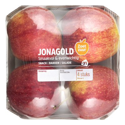 Huismerk Jonagold op schaal