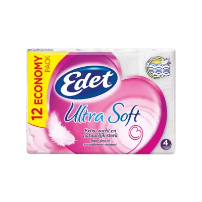 Edet Ultra Soft 4-Laags Toiletpapier Economy Pack