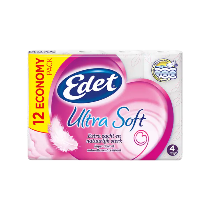 Edet Ultra Soft 4-Laags Toiletpapier Economy Pack