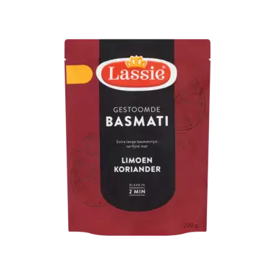 Lassie Gestoomde Basmati Limoen Koriander