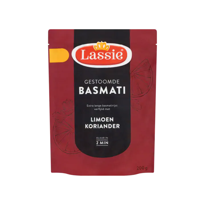 Lassie Gestoomde Basmati Limoen Koriander