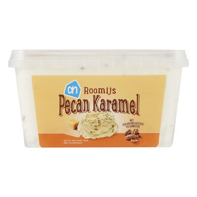 Huismerk Pecan caramel roomijs