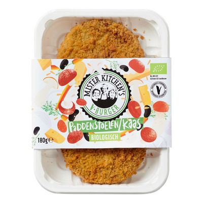 Mister Kitchen's V-burger paddenstoelen kaas