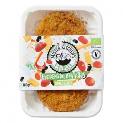 Mister Kitchen's V-burger paddenstoelen kaas