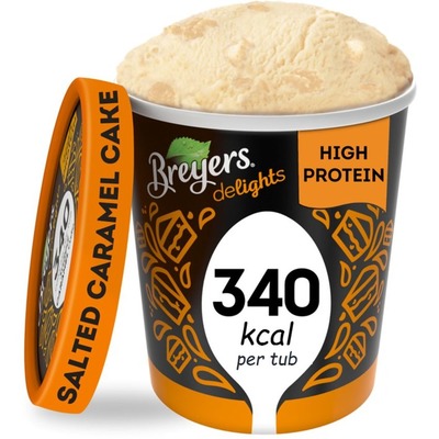 Breyers Salted caramel proteine ijs low calorie