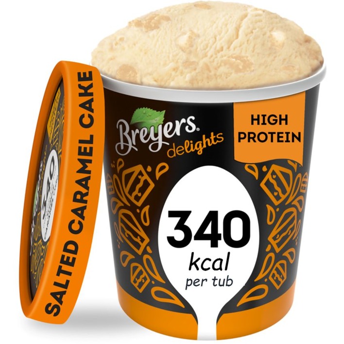 Breyers Salted caramel proteine ijs low calorie