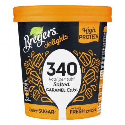 Breyers Salted caramel proteine ijs low calorie