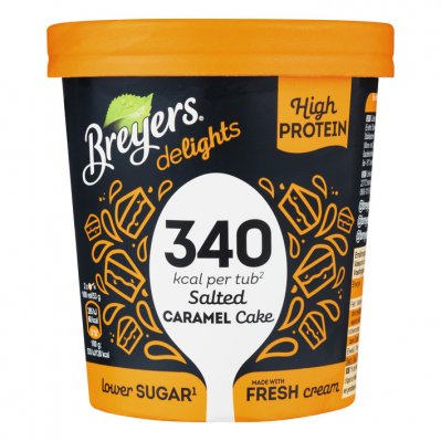 Breyers Salted caramel proteine ijs low calorie