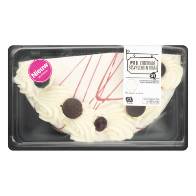 Huismerk Witte chocolade bosvruchten vlaai