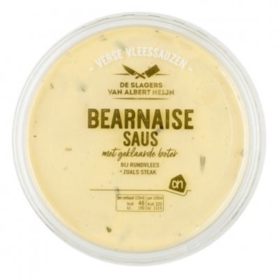 Huismerk Bearnaisesaus met puur geklaarde boter