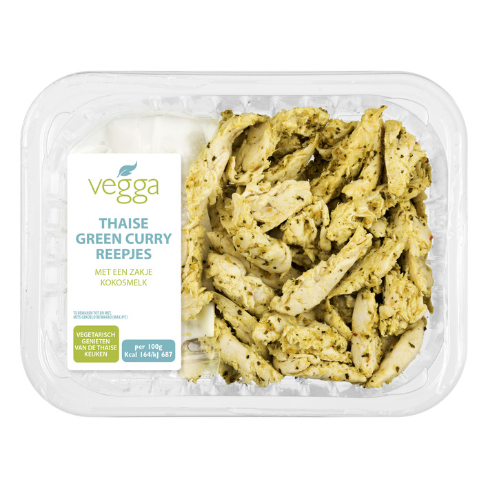 Huismerk Thai green curry kokosmelk vegetarisch
