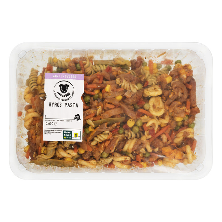 Huismerk Gyros kapsalon pasta