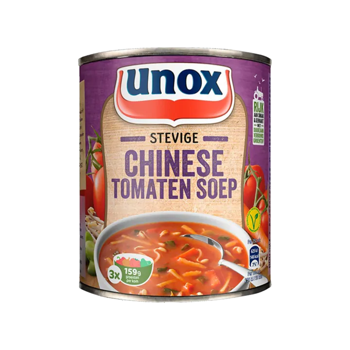 Unox Soep in Blik Stevige Chinese Tomatensoep