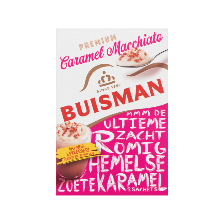 Buisman Premium Caramel Macchiato 8 Sachets