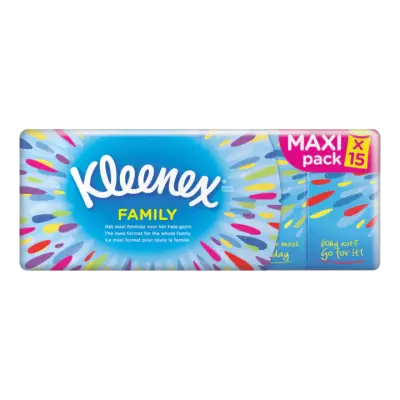 Kleenex Family Zakdoeken 4-Laags Maxi Pack