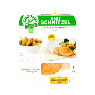 GoodBite Vegan Kaesschnitzel 2 Stuks