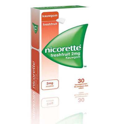 Nicorette Kauwgom freshfruit 2mg
